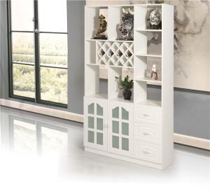 China Beautiful Appearance Wall Divider Cabinet , MDF Wooden Partition Cabinet factory