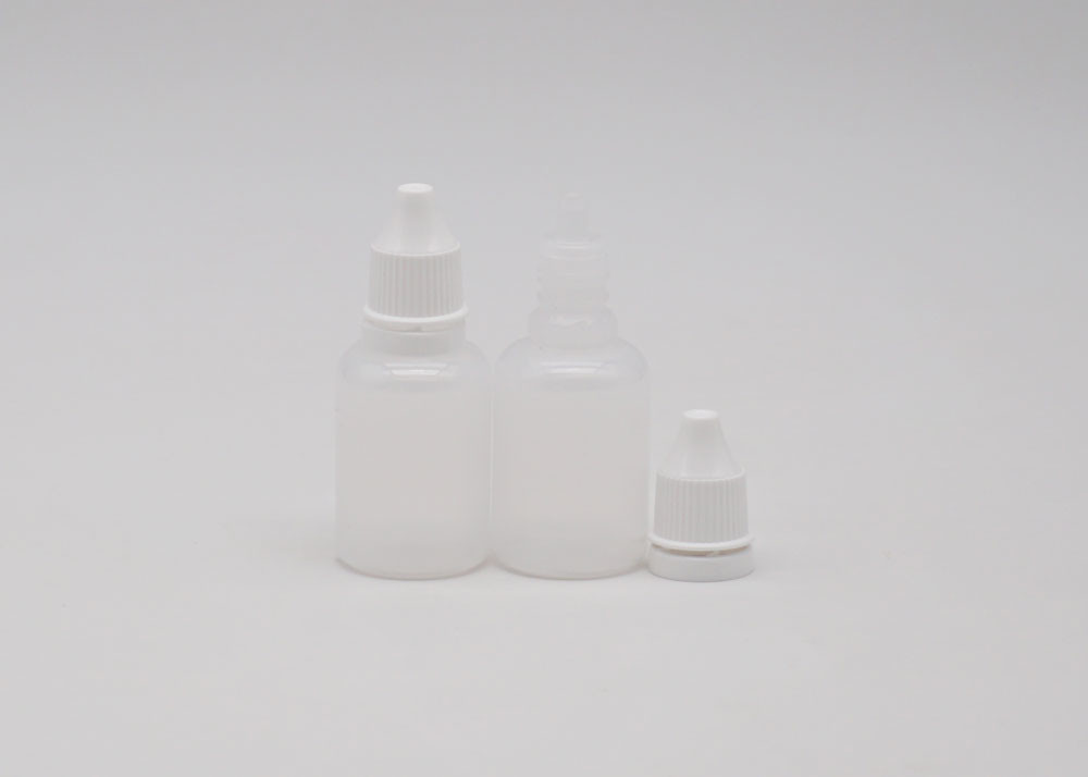 Transparent PE 15ml Plastic Refillable Eye Drop Empty Bottle