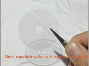 China 0.4mm Al2o3 Sapphire Wafers For Epitaxial Growth factory