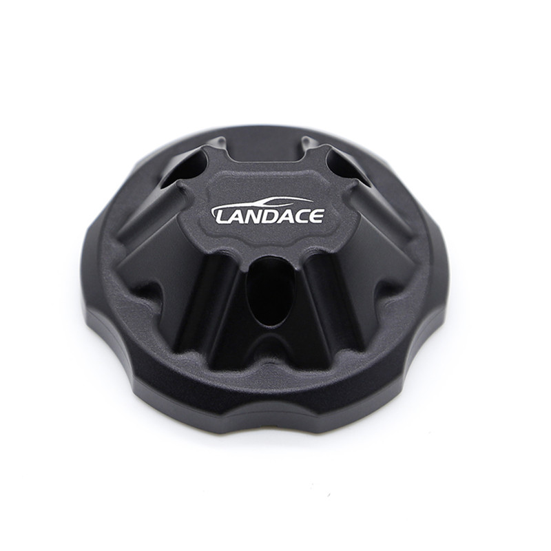 74*74*30mm Black Aluminum Alloy Antenna Base Cover Primary for Jeep Wrangler JL JK