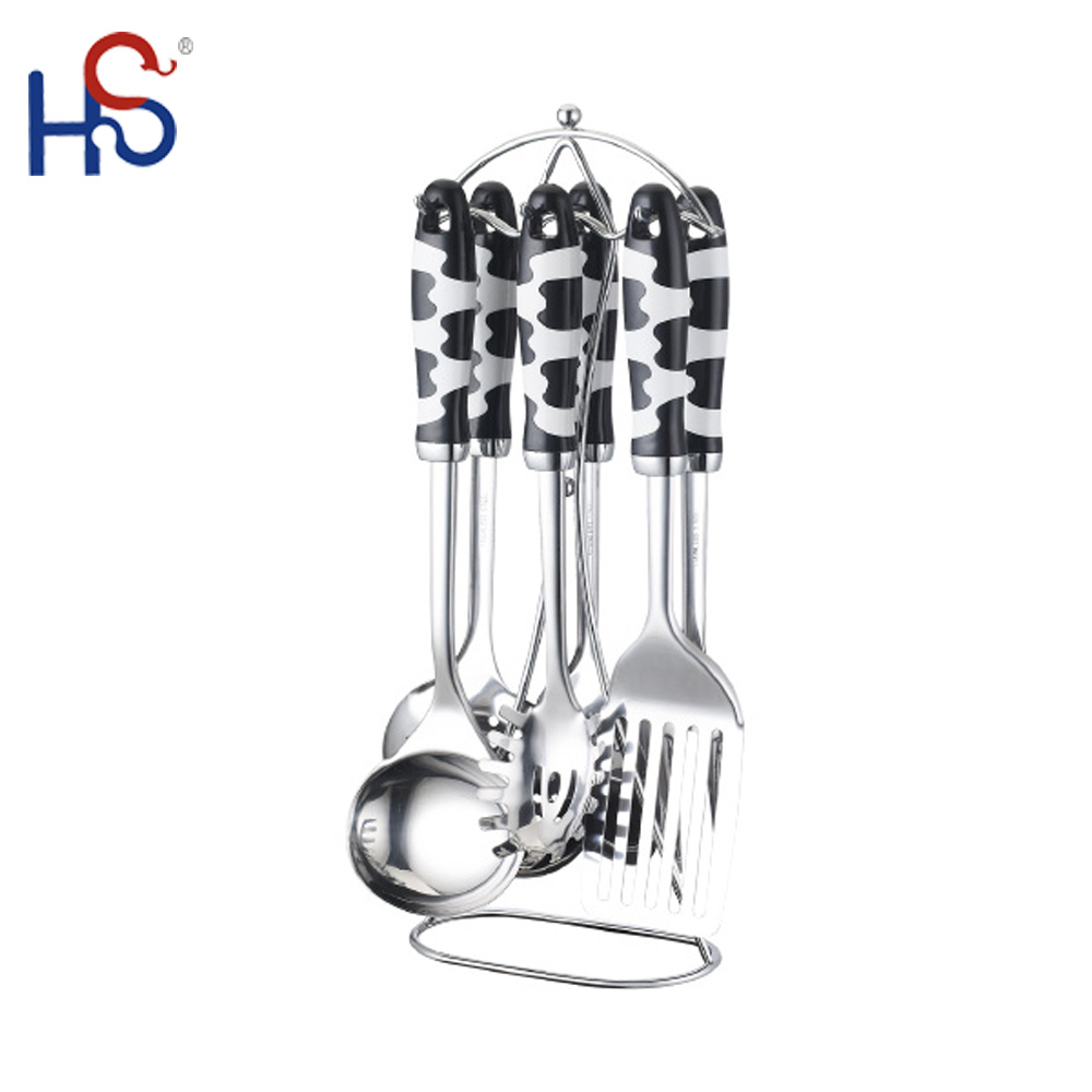 7 Piece Stainless Steel Kitchen Utensils Set Ideal for Sustainable and Stylish Cooking