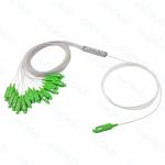 1x2 SC APC Fiber Optic PLC Splitter FTTH Mini Steel Tube Without Connector