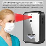 Mirror Facial Recognition Temperature Scanner Self Checking For Office Area