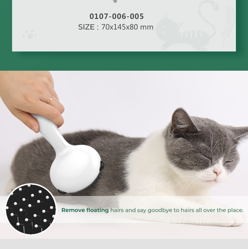 Panda Pet Grooming Brush Needle Comb Brush For Dogs Pet Hair Remover Brush
