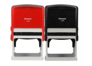 China NEW Arrival Denasow Rectangle 60x40MM Self-inking DIY Rubber Stamp factory