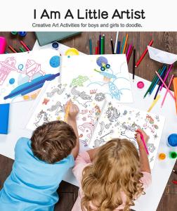 China A4 Size Relaxation Toddlers Coloring Book Unicorn Coloring Book For Kids factory