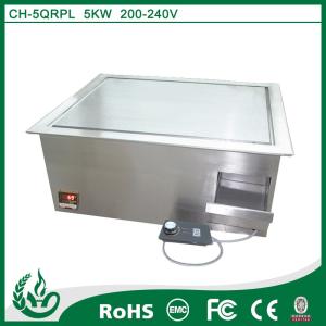 China Built in countertop plancha with 220v for home appliance factory
