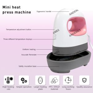 Handheld Ironing Heat Press Machine for T-Shirts Roll Roll Letterpress DTF Ink
