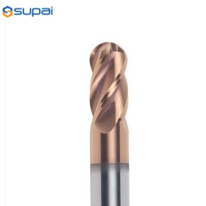 Tungsten Carbide Ball Nose End Mills CNC Machine Milling Cutter For Metalworking