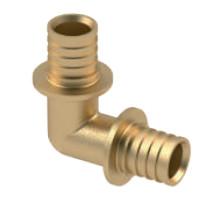 China Brass Color Elbow 16mm Hose Connection Fittings factory