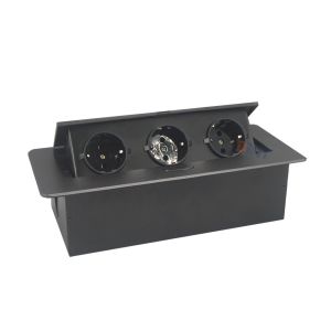 China Russia popular EU power outlet hidden popup desktop power socket on sale