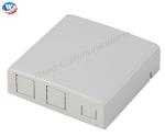 ABS Plastic FTTH Outdoor Box 2 Port Indoor Fiber Termination Box