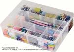 Girds Clear Plastic Organizer Box Storage For Washi Tape Tackle Box Jewelry