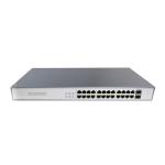 24 Ports Industrial PoE Switch 10/100/1000M Unmanaged Ethernet Fiber Switch CCTV