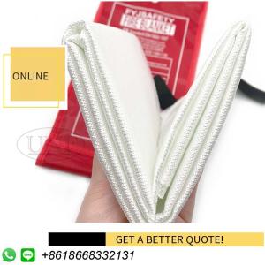 China EN1869 550C Survival Emergency Fire Blanket 430g/M2 0.43mm Thickness factory