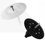 Custom Plastic Insulation Anchors Drywall Dowel Board Anchors HDPE Fluted Shank
