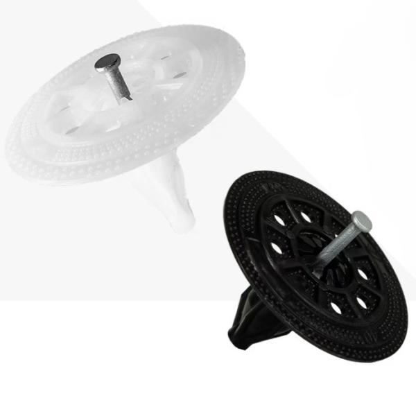 Custom Plastic Insulation Anchors Drywall Dowel Board Anchors HDPE Fluted Shank