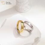 Custom Jewelry 18k Gold Plated Rings Women Men Adjustable Ant Insect Engraved