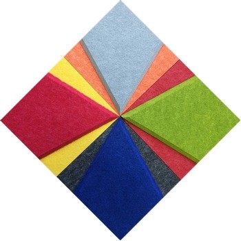12mm Polyester Pet Felt Sound Absorbing Panels Multiple Color
