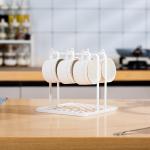 Kitchen Organiser Mug Rack Kitchen Metal Wire Hanging Coffee Tea Cup Organizer