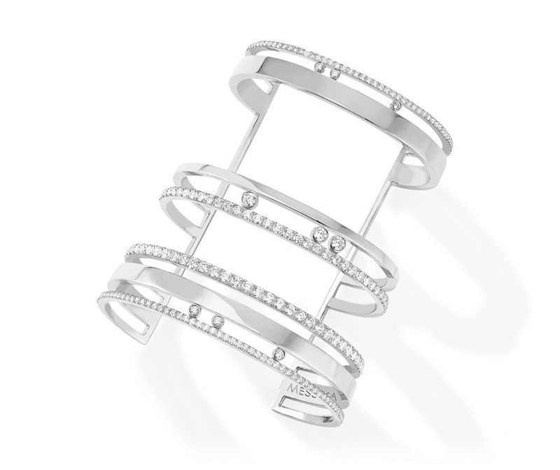 Luxury jewelry Mk Three bracelet 18k white gold yellow gold rose gold diamond bracelet Real low price and high quality