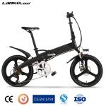 G660 7 Speed Foldable Electric Bike 20 Inch LANKELEISI Brushless Motor