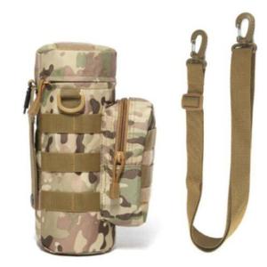 China 600D Oxford Military Water Bottle Pouch With POM Button factory