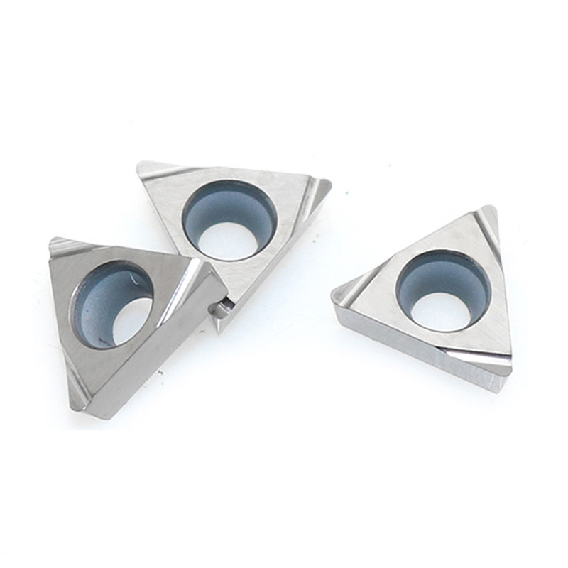 Cermet Indexable Lathe Tool Inserts TPGH 160404 R / L S For Lathing Steel