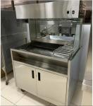 60cm 100cm Width French Fries Chips Display Warmer 304SUS Material