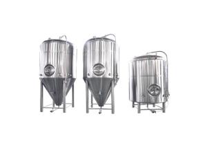 China Stainless Steel SS304 Conical Beer Fermenter / Commercial Beer Equipment For Brewery factory