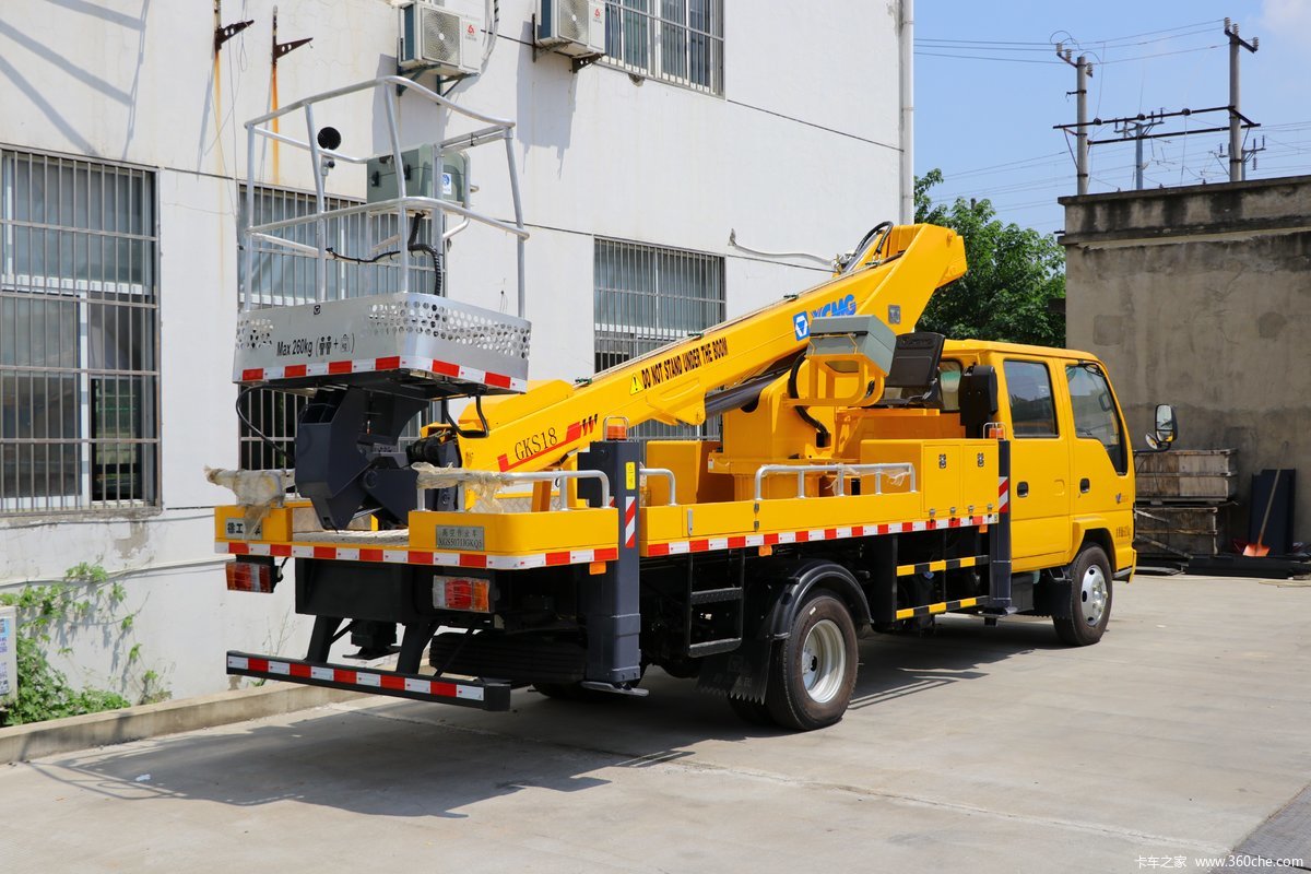 Qingling Isuzu 600P 120 Horsepower 4X2 Double-row Aerial Work Truck (Xugong Brand) High-altitude Operation Trucks