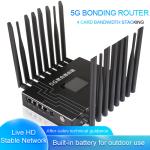 8.4V 4G 5G WiFi 6 Bandwidth Bonding Router Link Aggregation Multi SIM Card