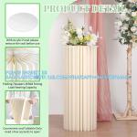 Cylinder Stands For Parties, Cylinder Tables Pedestal Stand For Parties White