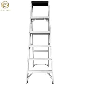 China Two Sided Step Ladder Foldable Aluminium Step Ladder Platform factory