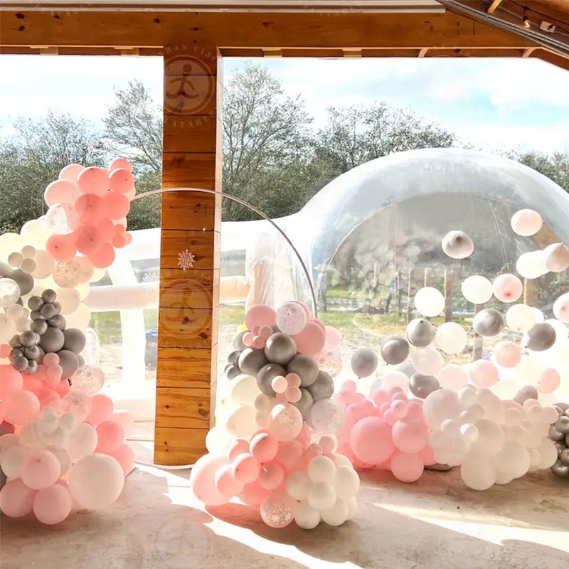Fun House Giant Clear Inflatable Bubble Tent Crystal Igloo Dome Transparent