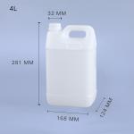 100% Material 1 Gallon HDPE Blue White Black Plastic Barrel Drum for Liquid