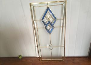 China Artistic Decorative Glass Panels , Frosted Cabinet Glass IGCC IGMA Certification factory