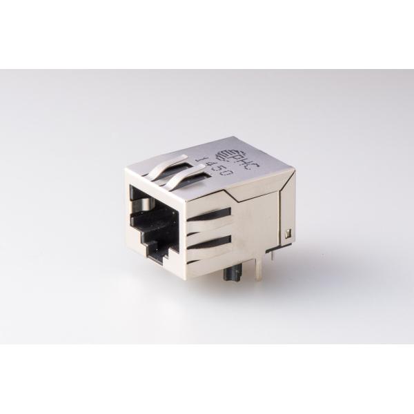Full Shielded 8P8C Single Port Modular RJ45 Ethernet Jack With Transformer and