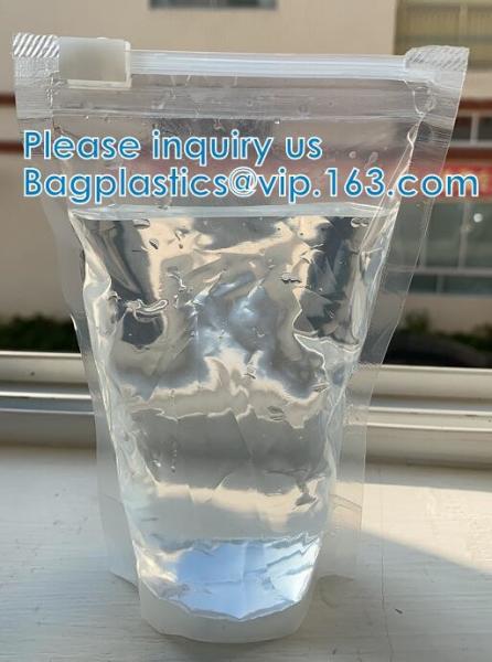 Milk Pouch Bags, Waterproof, Smell Proof, Airproof, Slider Zipper Grip Stand Up