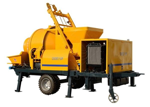 30m3/h cement pumping machine portable lightweight mobile diesel concrete pump