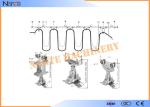 Compact Arrangement C Rail Festoon System Corrosion Resistance Simple Assembly