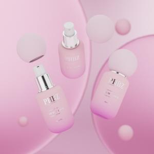 China Round Glass Cream Lotion Bottles 30ml Customized Logo factory