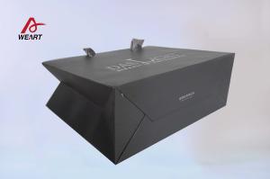 China Printed Brown Colour Personalised Paper Carrier Bags , Paper Shopping Bags factory
