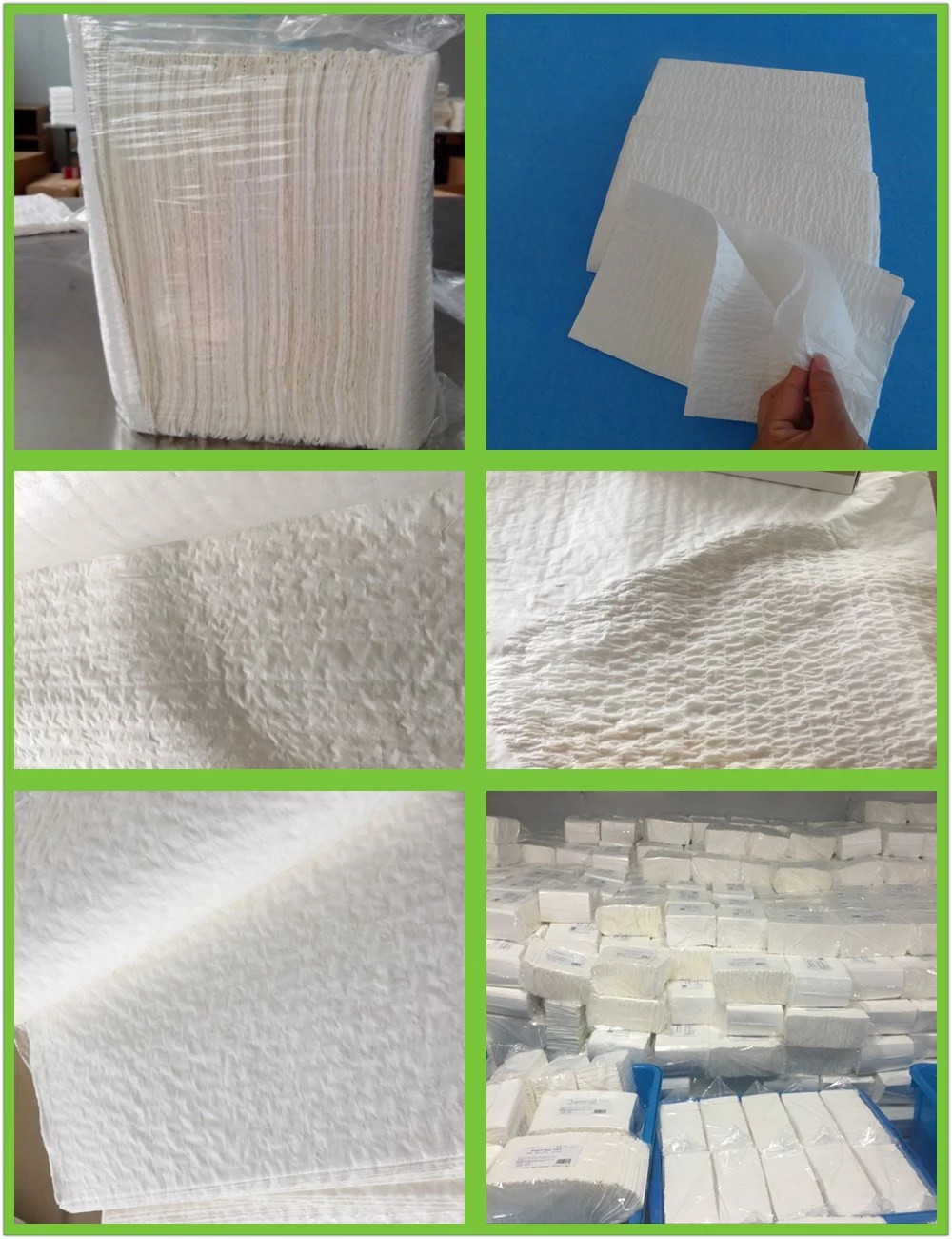 100% Virgin Wood Pulp 4 Ply Soft Paper Towel Scrim Reinforced