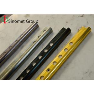China Metal Material Aluminum Tile Trim Customized For Wall Corner Edge Floor Transition factory