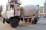 8m3 Front Discharge Concrete Mixing Truck With Pump 3800mm Wheel Base Strong