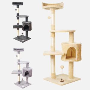 China Wood Fluff Cat Christmas Tree Cute Moonlight Cat Climbing Frame factory