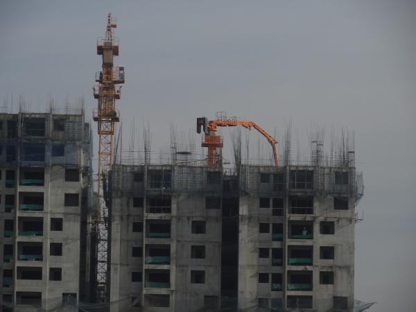 Professional Concrete Distributor Boom Climbing Structure For Construction