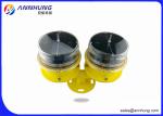 LED Solar Aviation Obstruction Light Twin / Dual Low Intensity ICAO FAA L810