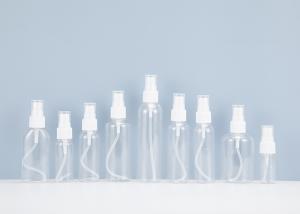 China Empty PET Srpay Bottle Clear Small Refillable Liquid Container factory